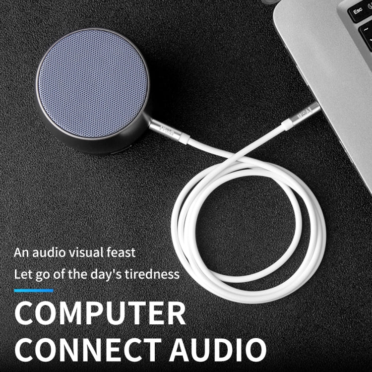 IVON CA55 3.5mm Male to Male AUX Audio Cable, Cable Length: 1m(Black) - Video & Audio Cable by IVON | Online Shopping South Africa | PMC TechLife | Buy Now Pay Later Mobicred