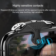 Mini Eating Chicken Mobile Phone Trigger Shooting Controller Handle Auxiliary Button (Transparent)