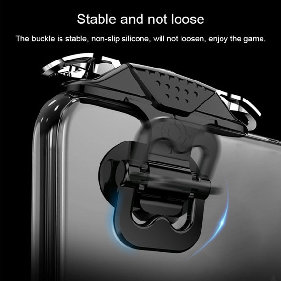 Mini Eating Chicken Mobile Phone Trigger Shooting Controller Handle Auxiliary Button (Transparent)