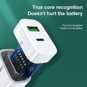 WK WP-U53 QC3.0 Charger 20W USB Type-C Maxspeed PD Fast Charger(UK Plug)