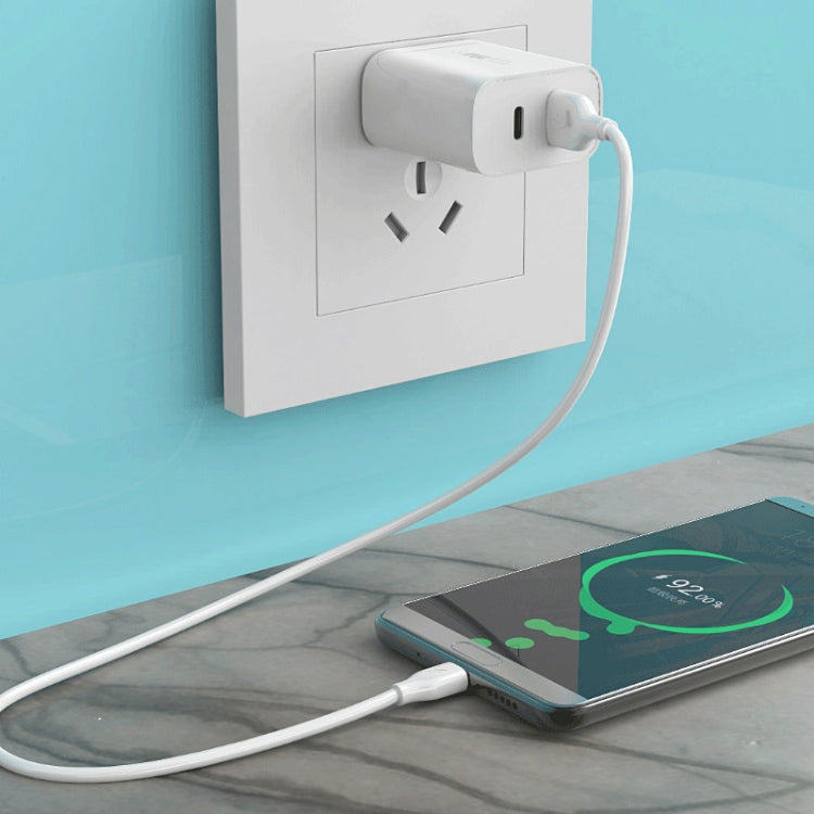 WK WP-U53 QC3.0 Charger 20W USB Type-C Maxspeed PD Fast Charger(UK Plug)