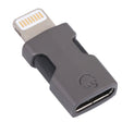 Portable 8 Pin to USB-C/Type-C Audio Adapter (Grey) - Earphone Adapter by PMC TechLife | Online Shopping South Africa | PMC TechLife | Buy Now Pay Later Mobicred