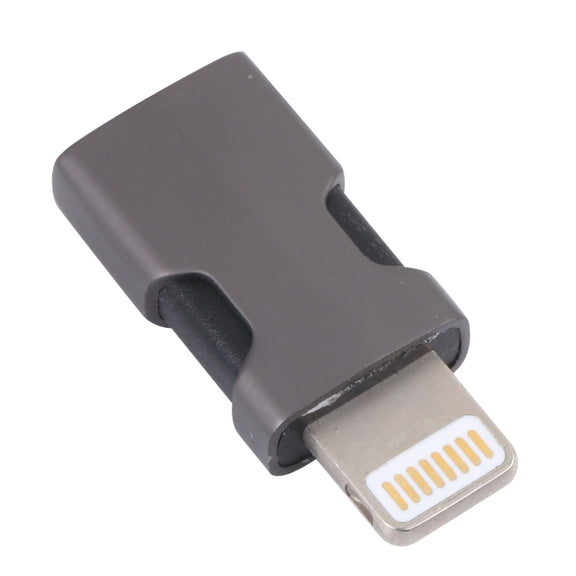 Portable 8 Pin to USB-C/Type-C Audio Adapter (Grey)