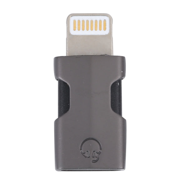 Portable 8 Pin to USB-C/Type-C Audio Adapter (Grey)