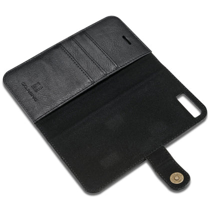 DG.MING for iPhone 8 Plus & iPhone 7 Plus Crazy Horse Texture Horizontal Flip Detachable Magnetic Protective Case with Holder & Card Slots & Wallet(Black) - More iPhone Cases by DG.MING | Online Shopping South Africa | PMC Jewellery | Buy Now Pay Later Mobicred