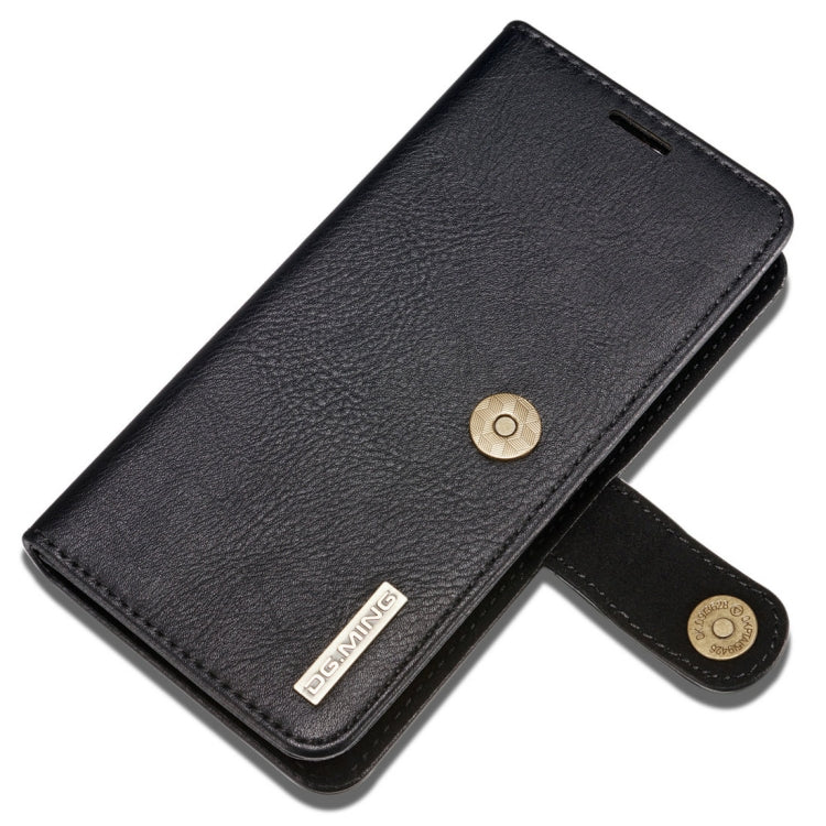 DG.MING for iPhone 8 Plus & iPhone 7 Plus Crazy Horse Texture Horizontal Flip Detachable Magnetic Protective Case with Holder & Card Slots & Wallet(Black) - More iPhone Cases by DG.MING | Online Shopping South Africa | PMC Jewellery | Buy Now Pay Later Mobicred
