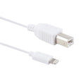 1m 8 Pin to Type-B Male Piano / Electronic Piano Cable MIDI Cable Adapter(White) - free shipping - PMC TechLife - Order now!