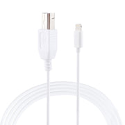 1m 8 Pin to Type-B Male Piano / Electronic Piano Cable MIDI Cable Adapter(White)