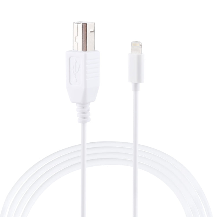 1m 8 Pin to Type-B Male Piano / Electronic Piano Cable MIDI Cable Adapter(White)