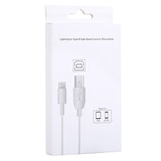 1m 8 Pin to Type-B Male Piano / Electronic Piano Cable MIDI Cable Adapter(White)