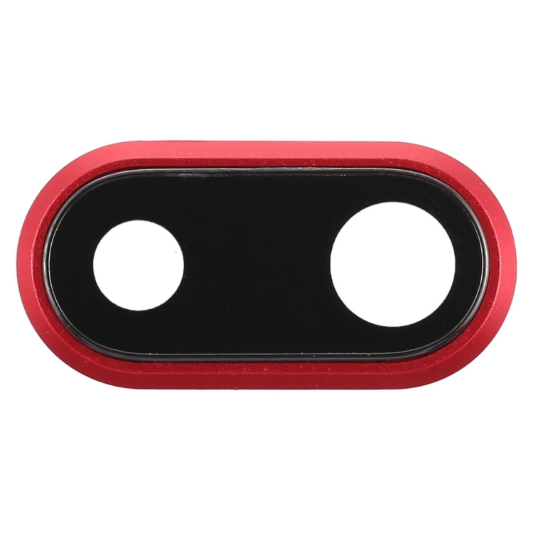 Back Camera Bezel with Lens Cover for iPhone 8 Plus (Red)