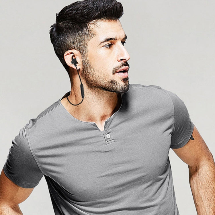 XRM-X5 Sports IPX4 Water-resistant Magnetic Earbuds Wireless Bluetooth V4.1 Stereo In-ear Headset, For iPhone, Samsung, Huawei, Xiaomi, HTC and Other Smartphones(Black)