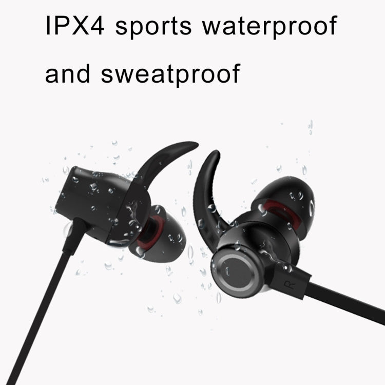 XRM-X5 Sports IPX4 Waterproof Magnetic Earbuds Wireless Bluetooth V4.1 Stereo In-ear Headset, For iPhone, Samsung, Huawei, Xiaomi, HTC and Other Smartphones(Black) - Bluetooth Earphone by PMC TechLife | Online Shopping South Africa | PMC TechLife