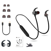 XRM-X5 Sports IPX4 Water-resistant Magnetic Earbuds Wireless Bluetooth V4.1 Stereo In-ear Headset, For iPhone, Samsung, Huawei, Xiaomi, HTC and Other Smartphones(Blue)