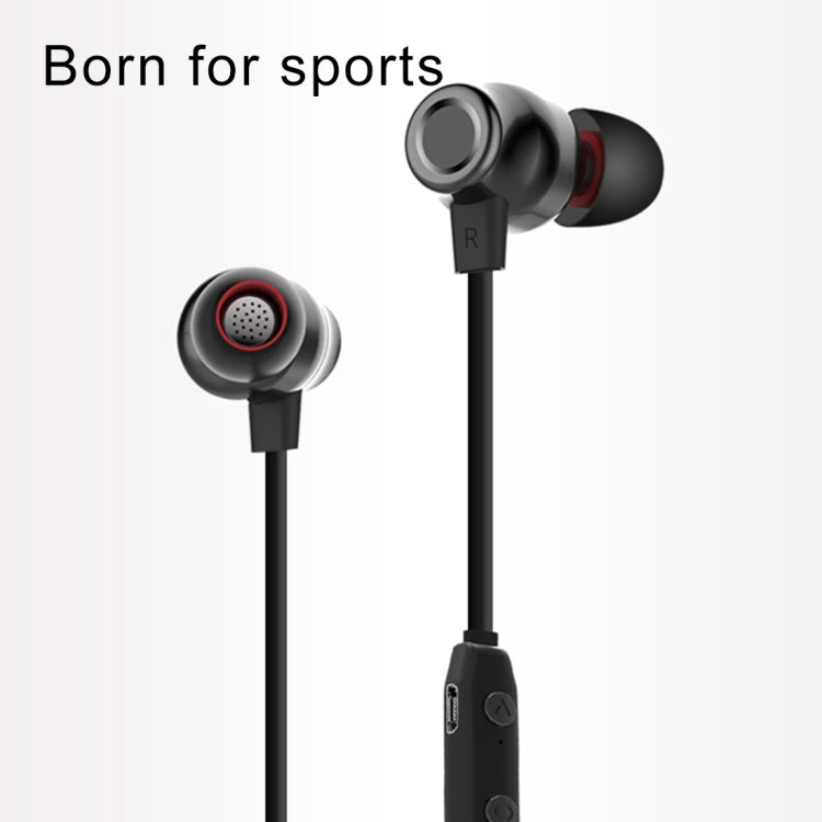 XRM-X5 Sports IPX4 Water-resistant Magnetic Earbuds Wireless Bluetooth V4.1 Stereo In-ear Headset, For iPhone, Samsung, Huawei, Xiaomi, HTC and Other Smartphones(Red)