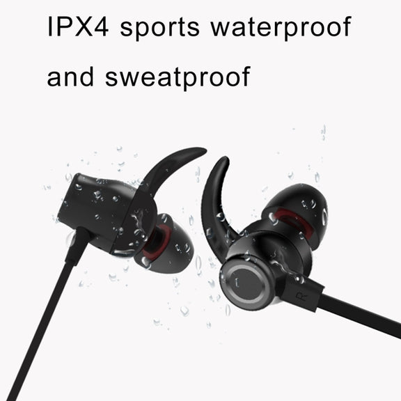 XRM-X5 Sports IPX4 Water-resistant Magnetic Earbuds Wireless Bluetooth V4.1 Stereo In-ear Headset, For iPhone, Samsung, Huawei, Xiaomi, HTC and Other Smartphones(Red)