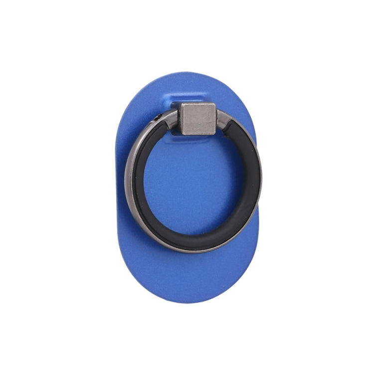 Universal Phone Adhesive Metal Plate 360 Degree Rotation Stand Finger Grip Ring Holder(Blue)