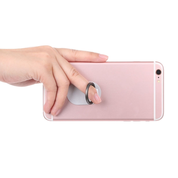 Universal Phone Adhesive Metal Plate 360 Degree Rotation Stand Finger Grip Ring Holder(Silver) - Ring Holder by PMC TechLife | Online Shopping South Africa | PMC TechLife