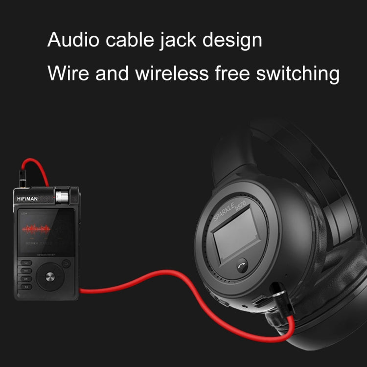 ZEALOT B570 Stereo Wired Wireless Bluetooth Subwoofer Headset with LED Color Screen Design & HD Microphone & FM, For Mobile Phones & Tablets & Laptops, Support 32GB TF Card Maximum(Grey) - free shipping - PMC TechLife - Order now!