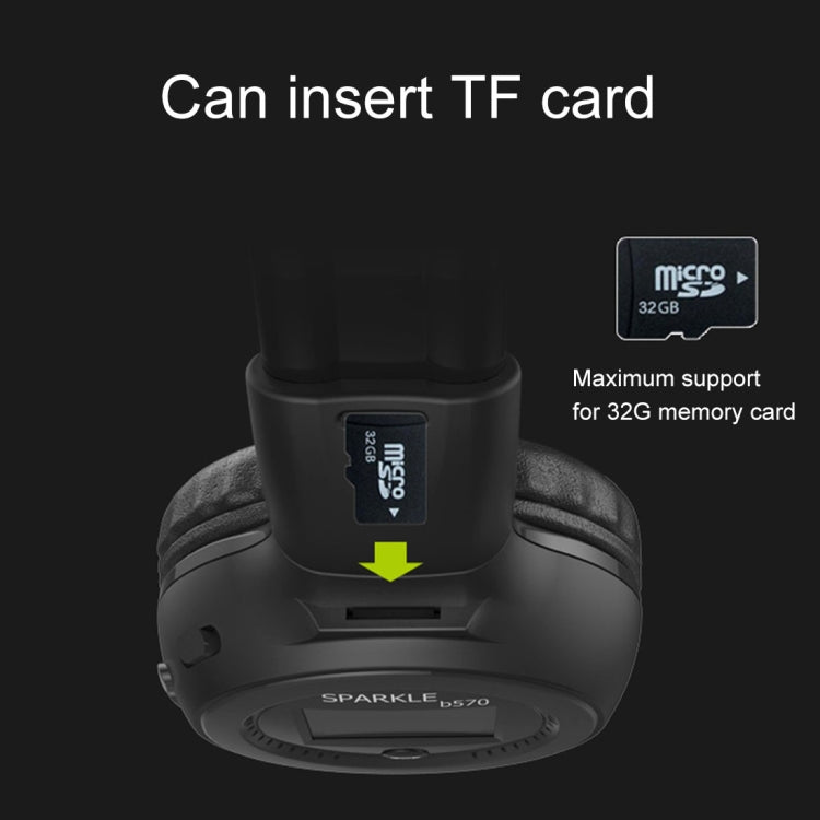 ZEALOT B570 Stereo Wired Wireless Bluetooth Subwoofer Headset with LED Color Screen Design & HD Microphone & FM, For Mobile Phones & Tablets & Laptops, Support 32GB TF Card Maximum(Grey) - free shipping - PMC TechLife - Order now!