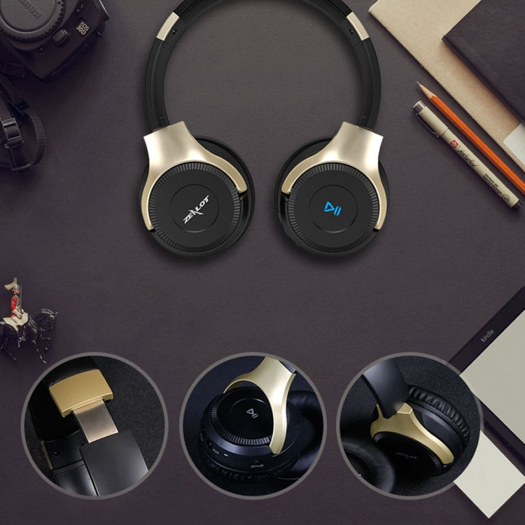 ZEALOT B26T Stereo Wired Wireless Bluetooth 4.0 Subwoofer Headset with 3.5mm Universal Audio Cable Jack & HD Microphone, For Mobile Phones & Tablets & Laptops, Support 32GB TF Card Maximum(Silver) - free shipping - PMC TechLife - Order now!