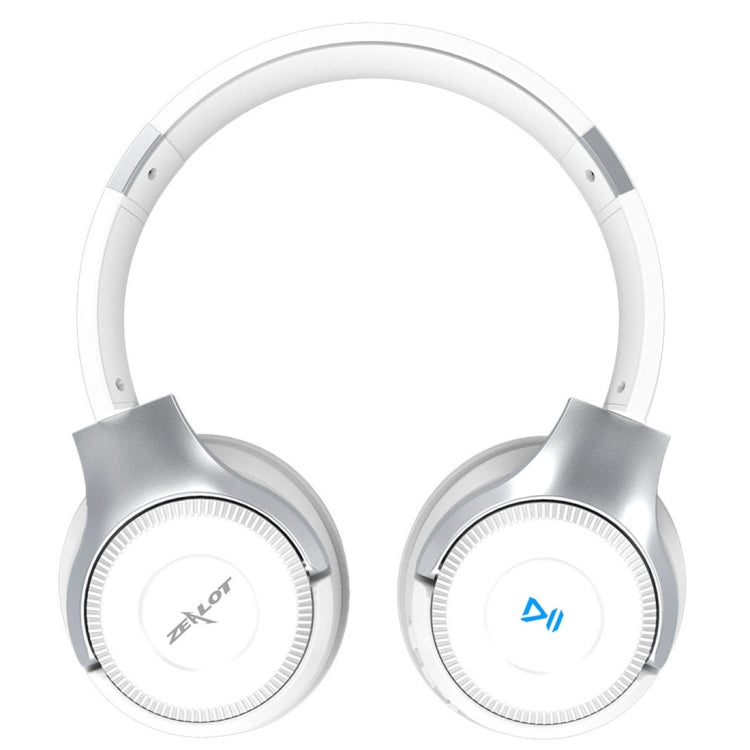 ZEALOT B26T Stereo Wired Wireless Bluetooth 4.0 Subwoofer Headset with 3.5mm Universal Audio Cable Jack & HD Microphone, For Mobile Phones & Tablets & Laptops, Support 32GB TF Card Maximum(White) - free shipping - PMC TechLife - Order now!