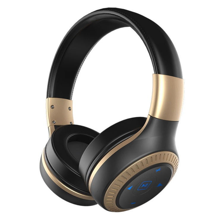 ZEALOT B20 Stereo Wired Wireless Bluetooth 4.0 Subwoofer Headset with 3.5mm Universal Audio Cable Jack & HD Microphone, For Mobile Phones & Tablets & Laptops(Gold)