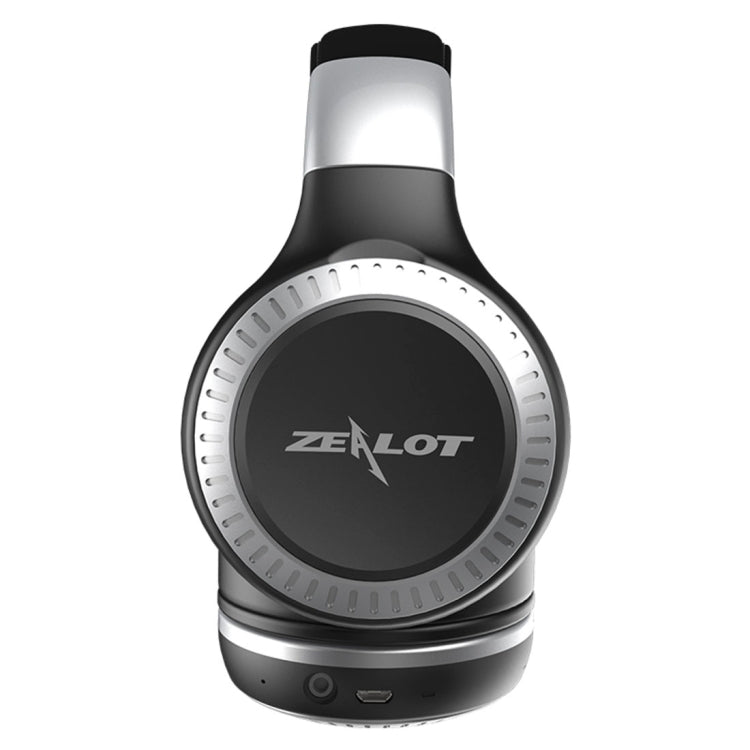 ZEALOT B20 Stereo Wired Wireless Bluetooth 4.0 Subwoofer Headset with 3.5mm Universal Audio Cable Jack & HD Microphone, For Mobile Phones & Tablets & Laptops(Silver)
