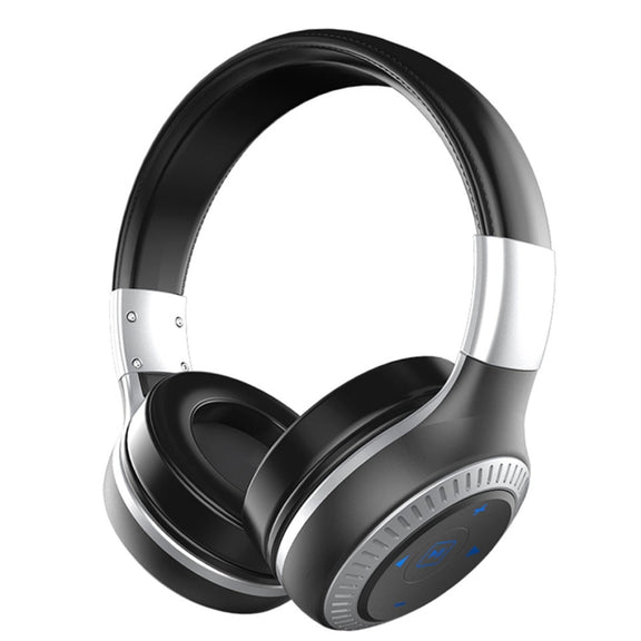 ZEALOT B20 Stereo Wired Wireless Bluetooth 4.0 Subwoofer Headset with 3.5mm Universal Audio Cable Jack & HD Microphone, For Mobile Phones & Tablets & Laptops(Silver)