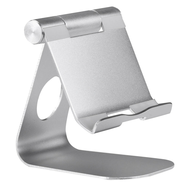 Exquisite Folding Adjustable Pivot Aluminium Alloy Desktop Holder Stand DOCK Cradle(Silver) - Desktop Holder by PMC TechLife | Online Shopping South Africa | PMC TechLife