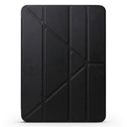 Millet Texture PU+ Silica Gel Full Coverage Leather Case for iPad Air (2019) / iPad Pro 10.5 inch, with Multi-folding Holder(Black)