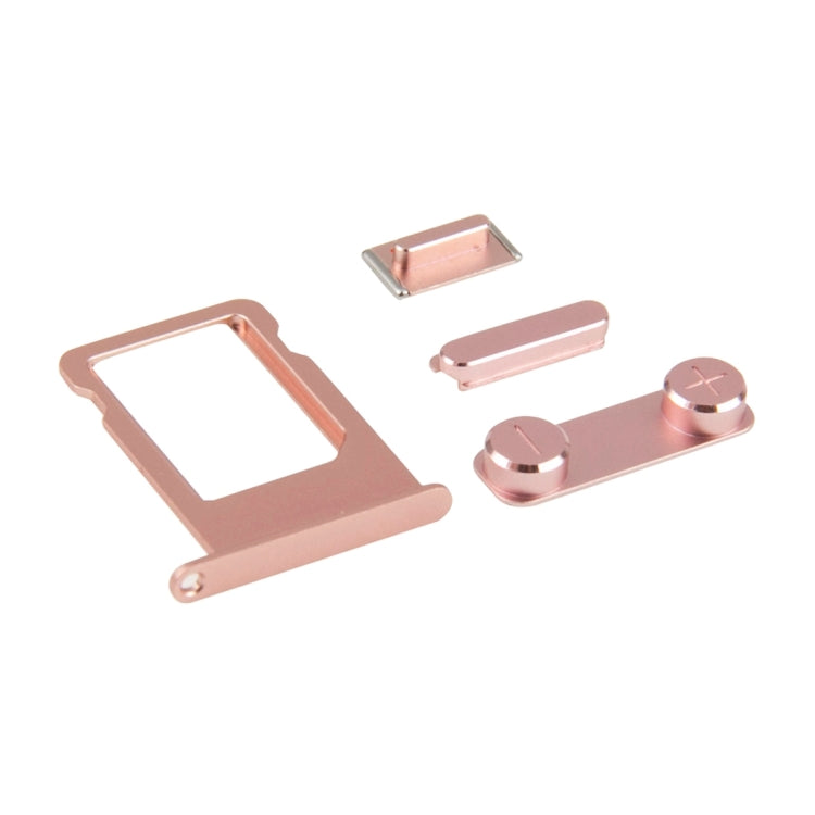 Side Buttons + SIM Card Tray for iPhone SE(Rose Gold) - SE 1st Generation Parts by PMC TechLife | Online Shopping South Africa | PMC TechLife