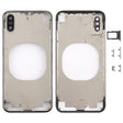 Transparent Back Cover with Camera Lens & SIM Card Tray & Side Keys for iPhone X (Black) - Back Cover by PMC TechLife | Online Shopping South Africa | PMC TechLife