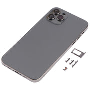 Back Housing Cover with Appearance Imitation of iP13 Pro for iPhone X(Black)
