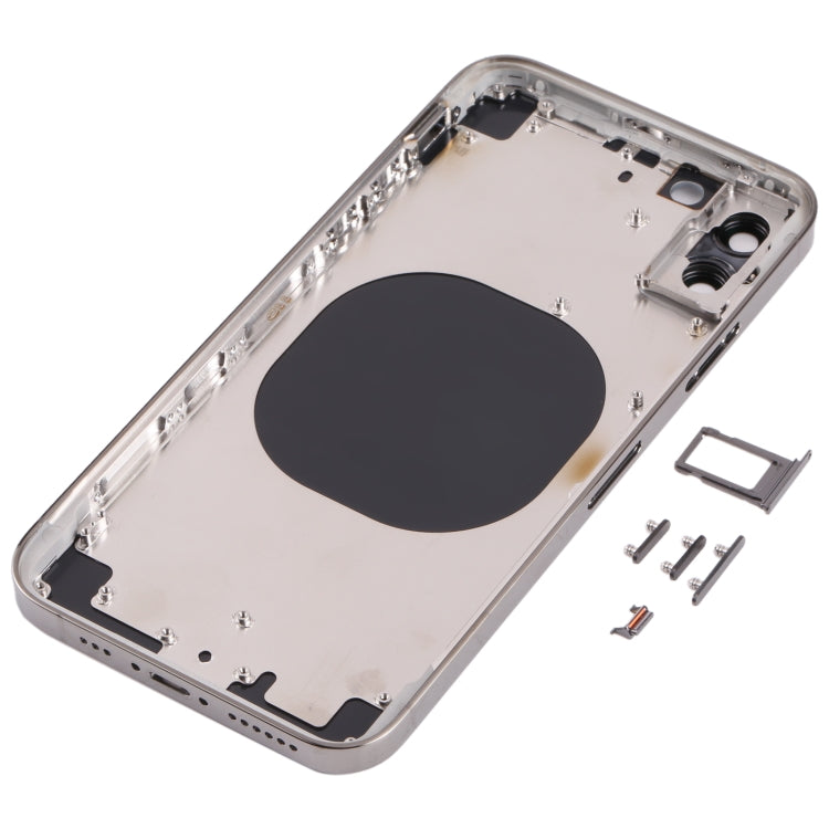 Back Housing Cover with Appearance Imitation of iP13 Pro for iPhone X(Black)