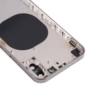 Back Housing Cover with Appearance Imitation of iP13 Pro for iPhone X(Black)