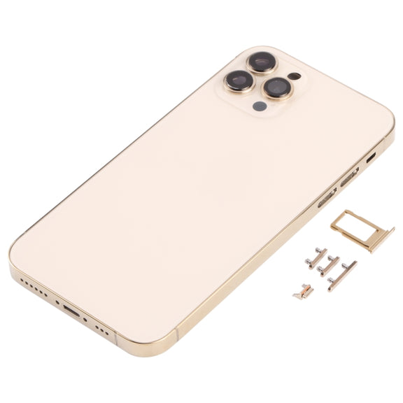 Back Housing Cover with Appearance Imitation of iP13 Pro for iPhone X(Gold)