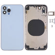 Back Housing Cover with Appearance Imitation of iP13 Pro for iPhone X(Blue) - Back Cover by PMC TechLife | Online Shopping South Africa | PMC TechLife | Buy Now Pay Later Mobicred