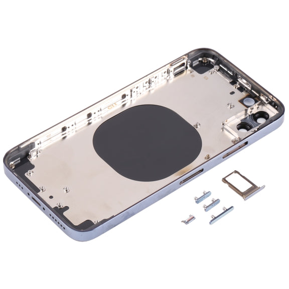 Back Housing Cover with Appearance Imitation of iP13 Pro for iPhone X(Blue)