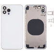Back Housing Cover with Appearance Imitation of iP13 Pro for iPhone X(White) - Back Cover by PMC TechLife | Online Shopping South Africa | PMC TechLife