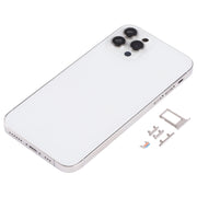 Back Housing Cover with Appearance Imitation of iP13 Pro for iPhone X(White)