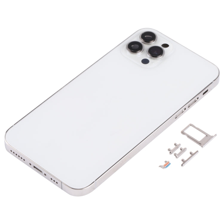 Back Housing Cover with Appearance Imitation of iP13 Pro for iPhone X(White)