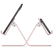 WQ-02 Foldable Creative Lazy Bracket Phone Holder (Black)