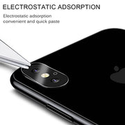 For iPhone X Rear Camera Lens Protector Tempered Glass Protective Film with Holes
