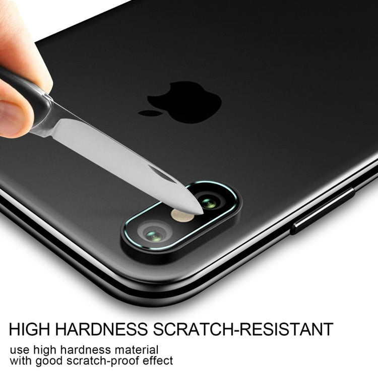 For iPhone X Rear Camera Lens Protector Tempered Glass Protective Film with Holes - iPhone X & XS Tempered Glass by DIYLooks | Online Shopping South Africa | PMC TechLife | Buy Now Pay Later Mobicred