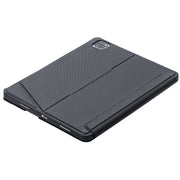 T129-AS For iPad Air 13 2025 / Pro 12.9 2022 / 2021 / 2020 / 2018 Touch Backlight Split Type Bluetooth Keyboard Leather Case