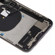 Battery Back Cover Assembly (with Side Keys & Speaker Ringer Buzzer & Motor & Camera Lens & Card Tray & Power Button + Volume Button + Charging Port + Signal Flex Cable & Wireless Charging Module) for iPhone XS Max(Black)