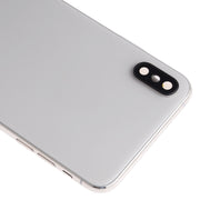 Battery Back Cover Assembly (with Side Keys & Speaker Ringer Buzzer & Motor & Camera Lens & Card Tray & Power Button + Volume Button + Charging Port + Signal Flex Cable & Wireless Charging Module) for iPhone XS Max(White)