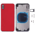 Back Cover with Camera Lens & SIM Card Tray & Side Keys for iPhone XS Max(Red) - Back Cover by PMC TechLife | Online Shopping South Africa | PMC TechLife
