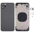 Back Housing Cover with Appearance Imitation of iP13 Pro Max for iPhone XS Max(Black) - Back Cover by PMC TechLife | Online Shopping South Africa | PMC TechLife | Buy Now Pay Later Mobicred
